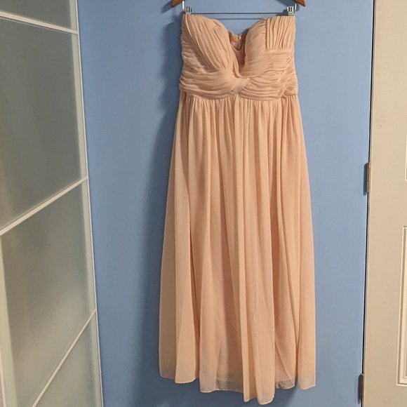 JS Boutique Sweetheart Floor-Length Chiffon - Picture 1 of 7